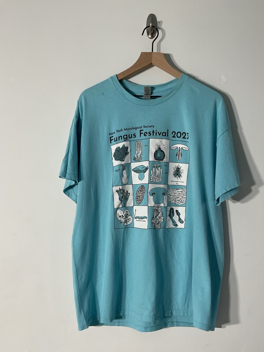 NYMS Fungus Festival Blue T-shirt